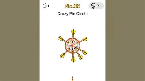 brain out lv 63|Brain Out Level 63 (Crazy pin circle) Solution.